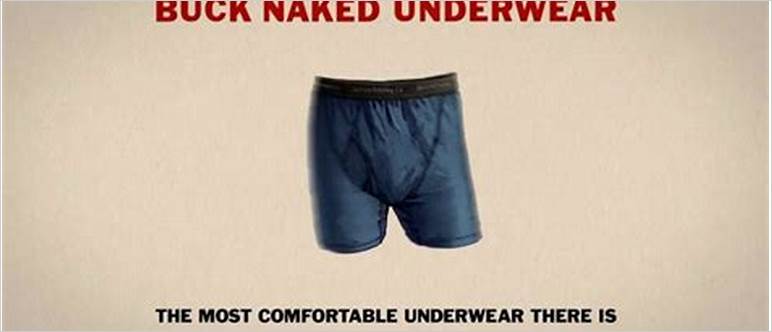 Butt naked underwear